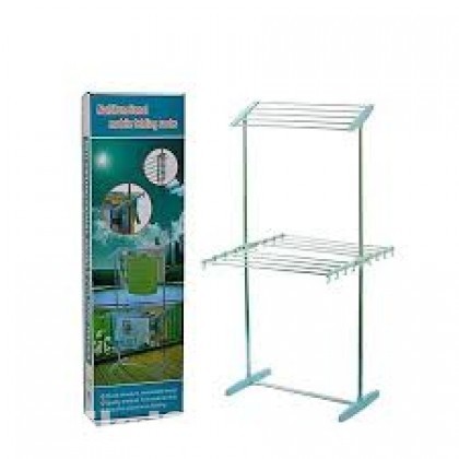 Multi Function Cloth Hanging Rack - Silver